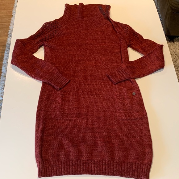 Prana Archer Vestido sweater dress Res Umber M - Picture 8 of 8